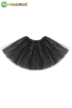 GONNA TULLE BAMBINA NERA